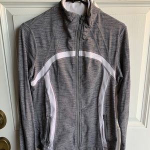 Lululemon grey zip up